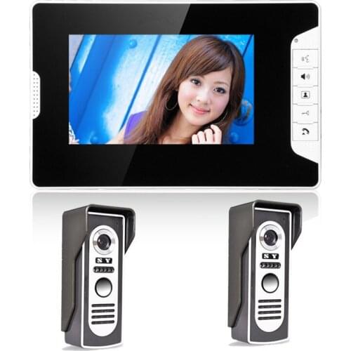 Home Wired Video Door Phone Audio Visual Intercom Access System House Villa