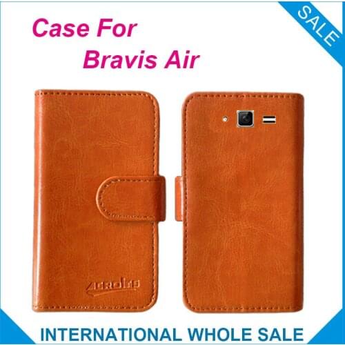 Hot! 2016 Bravis Air Case High Quality Factory Price Flip Leather Exclusive Cover For Bravis Air Case tracking number
