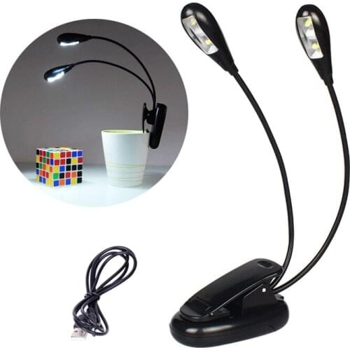 Music Stand Light Clip On LED Book Light USB Or AAA Battery Operated Reading Lamp In Bed For Bookworms Piano Player Kids Travel