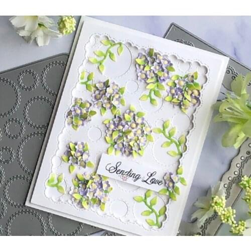 Mmao Crafts Metal Steel Cutting Dies New Circle rectangle frame Stencil For DIY Scrapbooking Paper/photo Cards Embossing Dies