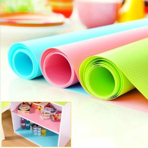 Reusable Moisture-proof, Waterproof, Dust-proof, Non-slip Refrigerator Kitchen Table Mat Paper Holder Cover Liner Drawer Cabinet