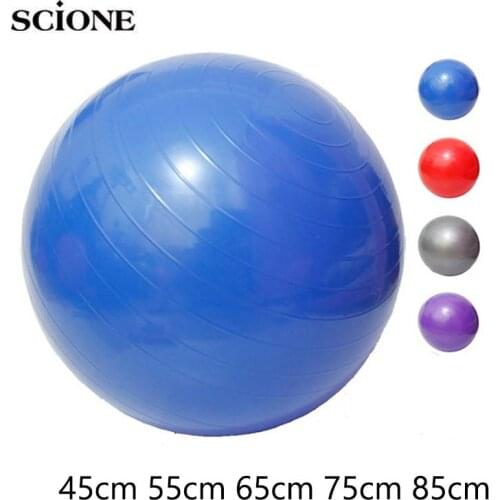 Yoga Balls Bola Pilates Fitness Gym Balance Fitball Exercise Pilates Workout Massage 25cm 45cm 55cm 65cm 75cm Yoga Ball XA5A