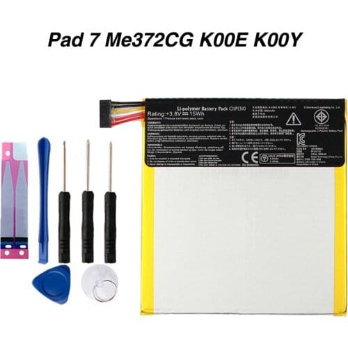 Original Fone Pad 7 Battery For ASUS C11P1310 Fone Pad 7 Me372CG K00E C11P1310 3950mAh