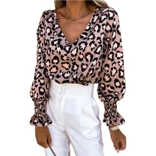 Леопардовые блузки PHI PHI STAR China At AliExpress