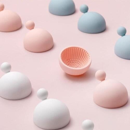 Silicone Cleaning Plate Brush Cleaner Foundation Makeup Brush Scrubber Board Pad Make Up Washing Brush Gel Cleaning Mat Hand