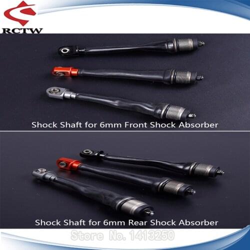 CNC Alloy 6mm Full Metal Pushrod of Front and Rear Shock Abosober for 1/5 Hpi Baja 5b 5t 5sc Rofun Rovan Km Rc Car Parts