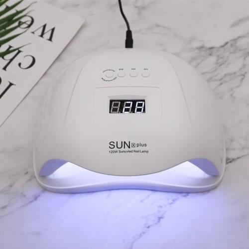 54W SUNX Plus Nail Dryer Professional UV LED Nail Lamp Gel Polish Curing Lamp with Bottom LCD Display Lamp for Nail Dryer