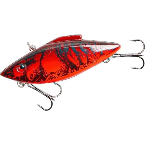 16.5g 7.5cm Plastic Fishing Bait Lipless VIB Artificial Hard Swing Plastic Fish Lure Bait Salt Water Fishing Tackle