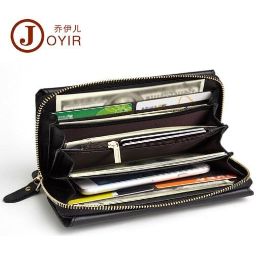 2020 Long Vintage Women Wallet Fashion Top Quality Leather Card Holder Wallet for Women Organizer Wallets Cell Phone Pocket