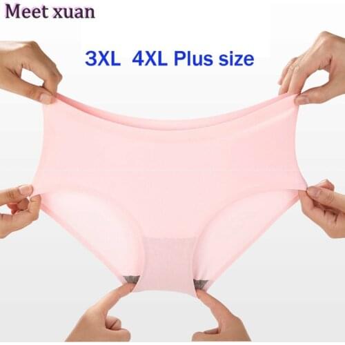 Plus Size XXXXL womens sexy seamless panties breathable panty Hollow briefs girls underwear factory shipping OEM design