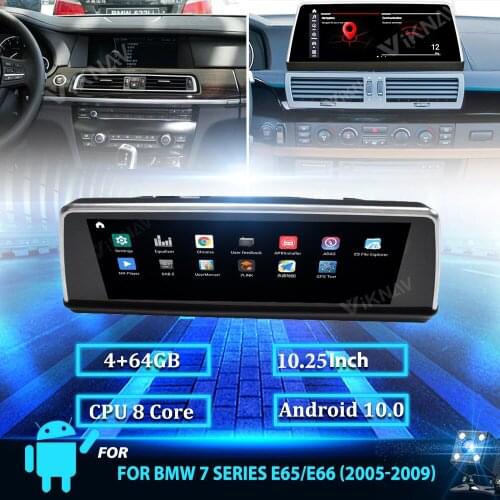 Android 10.0 Car Radio For BMW 7 Series E65/E66 2005-2009 CIC GPS Navigation DVD Multimedia Player