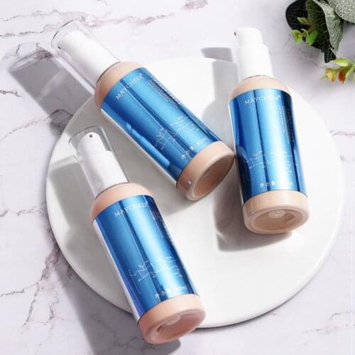 4 Color 60ML Hyaluronic Acid BB Cream Glow Booster Starter Liquid Foundation For Brightening Whitening Hydrating Concealer Skin