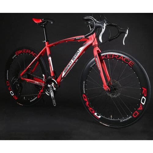 Road Bike Bicycle 26 inch 24/27 Speed Double Disc Brake Adult Student Men Women