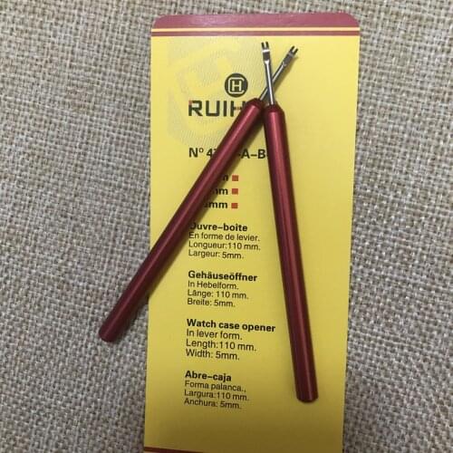 Watch repair tool red needle shovel needle pliers hairspring clamp set pry bar