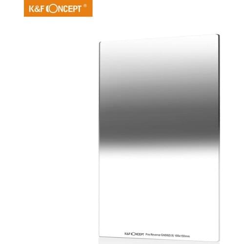 K&F Concept Square Filter 100X150mm Reverse Neutral Density ND8 Filter 0.9 Graduated Multi Coated Compatible with Cokin Z Holder