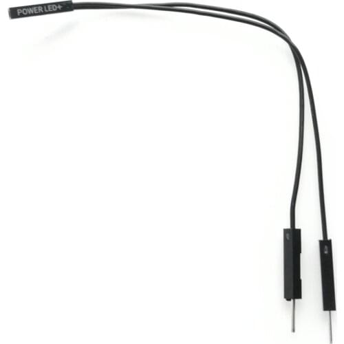 Motherboard Power LED + Cable 1-Pin 1 to 2 Splitter Support Double Start Switch