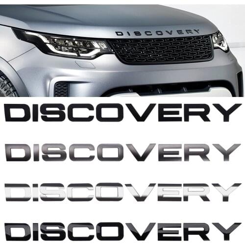 DISCOVERY Emblem Label Sticker for Land Rover Hood Sticker Fit For Land Rover Discovery Sport Car Styling DISCOVERY Logo Sticker