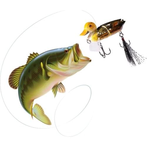 Duck Lures Baits Fishing Hard Lures Floating Lure With Double Hooks For Fishing Lovers Outdoor Fishing