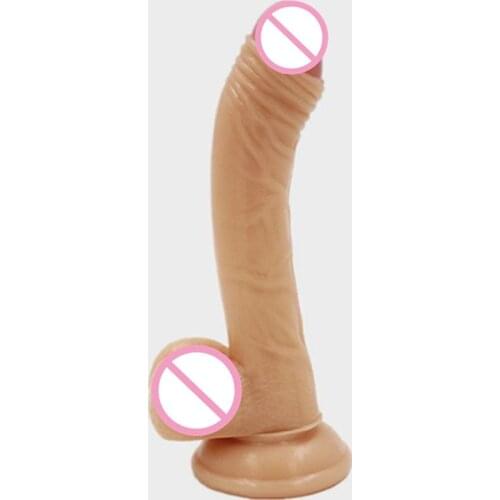 Realistic Soft Silicone Big Dildo Suction Cup Realistic Penis Lay On Wall Super Huge Thick Penis Dick Accessory For Women 18