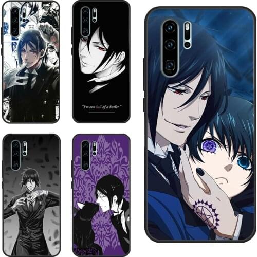 Sebastian Black Butler For Huawei P30 P40 Lite P20 Pro P Smart Z 2019 Nova 5T Honor 10 X Lite 10i 9S 8X 9X Case