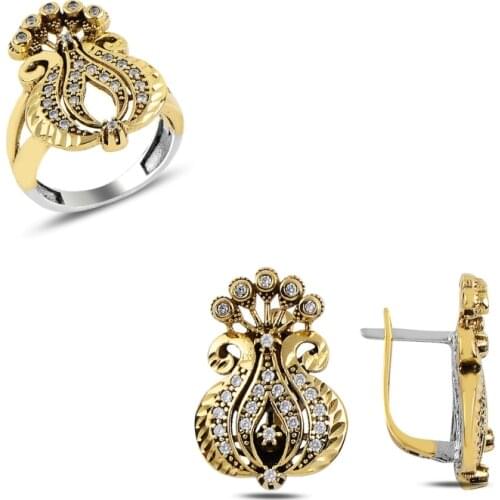 Silver 925 Sterling Zircon Cubic Zirconia Authentic Set