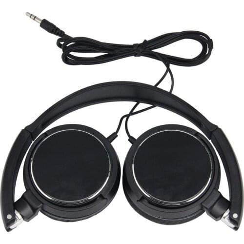 Foldable Headset Adjustable Wired Headphones With 3.5mm Audio Jack Music Headphone for Mobile Phone PC For Kids Gift School