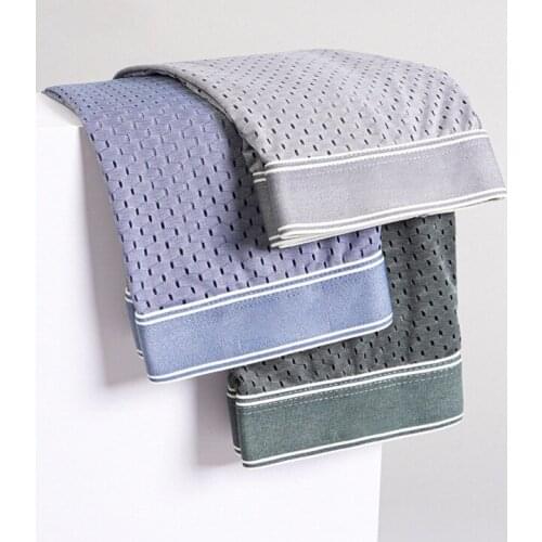 3PCS Mens underwear graphene antibacterial underwear summer new style ice silk mesh shorts breathable boxer shorts