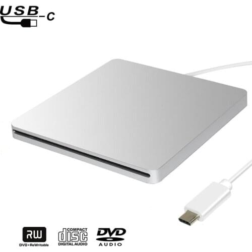 USB 3.1 Type C External Slot in Load CD DVD RW Optical Drive Burner Super Drive For Laptop
