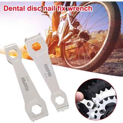 Bike Chainring Wrench for Mountain Bike 9/10mm Bike Chainring Bolt Fixed Wrench Bicycle Crank Spanner Wrench Tool
