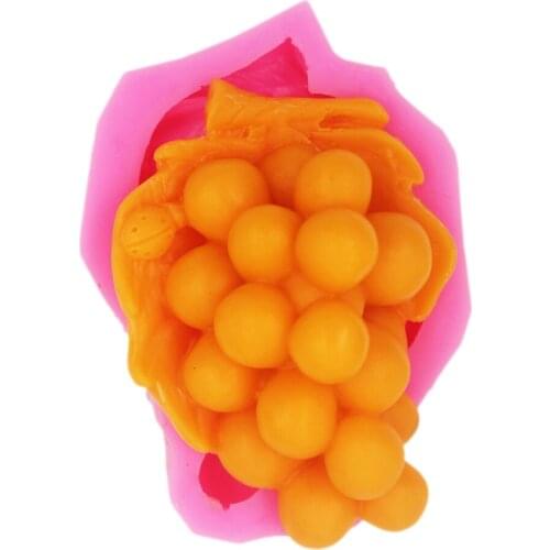 Grape Silicone Soap mold Fruit silicone 3D Molds handmade mould DIY Craft molds S632