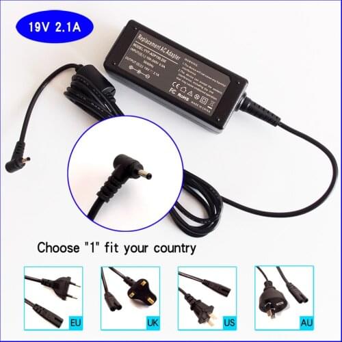 19V 2.1A 40W Laptop/Netbook AC Adapter Battery Charger for ASUS Mini Eee PC EXA0901XA PA-1400-11 2.5x0.7mm