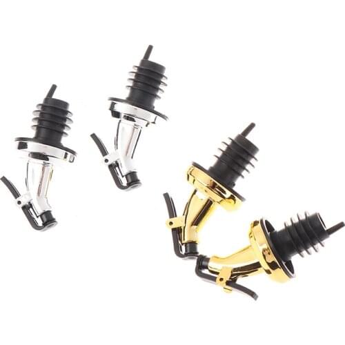 2Pcs Olive Oil Sprayer Liquor Dispenser Wine Pourers Flip Top Stopper Kitchen Tools Eco-friendly Food Grade Rubber Tools
