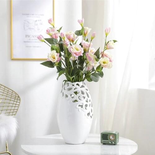 2021 New Modern Minimalist Home Creative Decoration Living Room Tabletop Dining Table Ceramic Vase