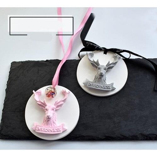 3D Deer Silicone Mold Diy Candle Making Tool Cake Decoration Tools Fondant Cake Molds Handmade Soap Plaster Resin Mould