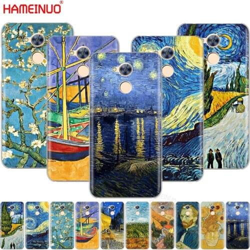 HAMEINUO Van Gogh starry night cell phone Cover Case for Huawei Honor 4A 5A 6A 6C 6X 8 9 NOVA PLUS LITE