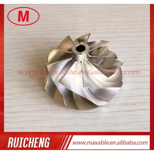 G25-550 48.35/60.00mm 9+0 Blades Point milling turbo aluminum 2618/Milling/billet compressor wheel for 871389-5004S/871389-5005S