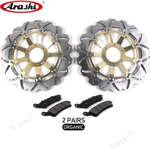 ARASHI For HONDA XLV Varadero 1000 99-02 CNC Front Brake Disc Brake Pads XL1000V 1999 2000 2001 2002 Front Rotors Pad