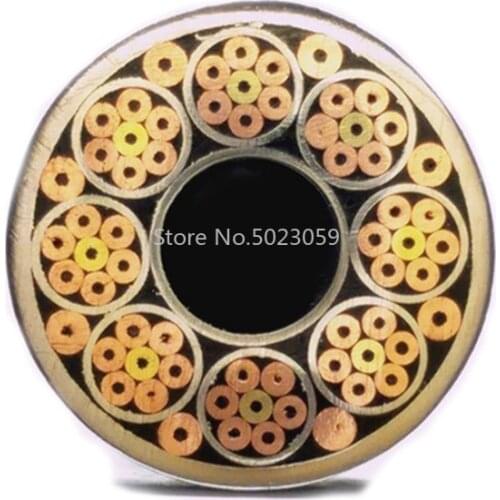 10mm Diameter DIY Knife Shank Mosaics Pin Rivets 9cm Length Nail Brass Tube+steel Tube #1007