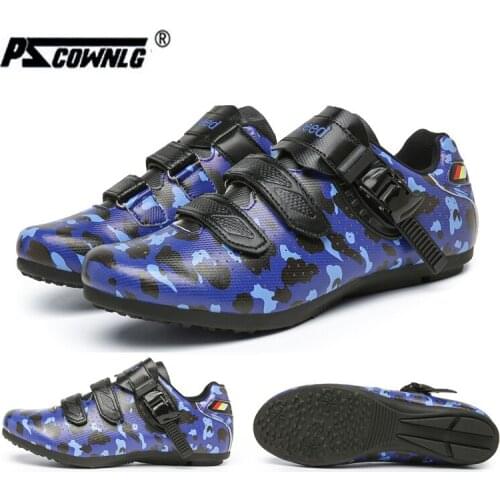 Men Cycling Shoes Women Self-Locking Spinning Professional Bicycle Shoes Male Sneakers New Colors Rubber Soled Riding Footwear