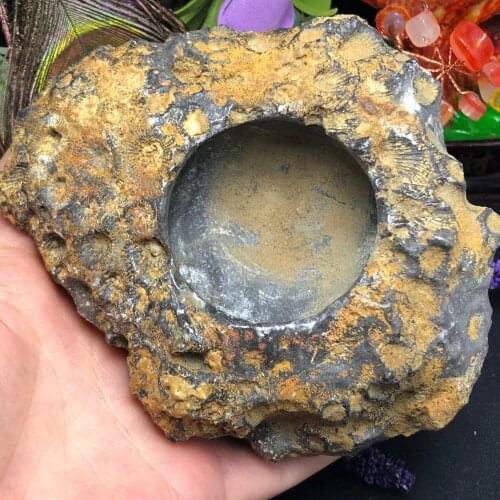 Natural 100% mineral irregular ashtray, super praise furniture