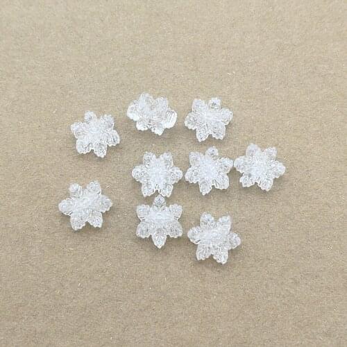 New Arrival! 13x15mm 900pcs Clear Acrylic snowflake Shape beads for Handmade Earrings make DIY Parts,Jewelry Accessories Finding