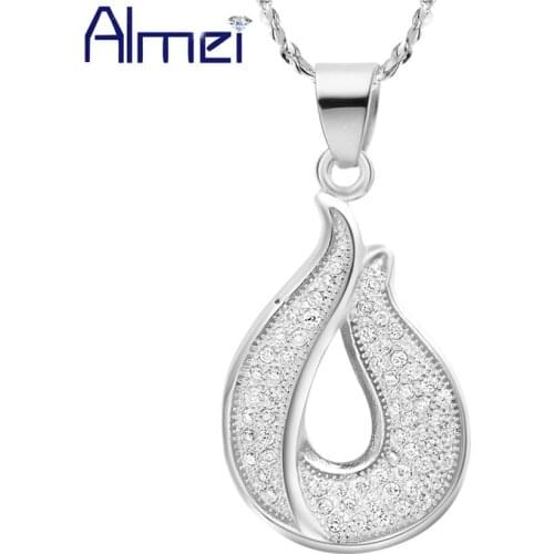 Charming New Lovely Design Elegant Bag Water Drop Setting Full Rhinestone Necklaces Pendants for Mothers Day Gift/Lovers' N511