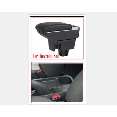 For chevrolet Sail armrest box center Storage box with cup winner ashtray interior car-styling accessories parts 2010-2013