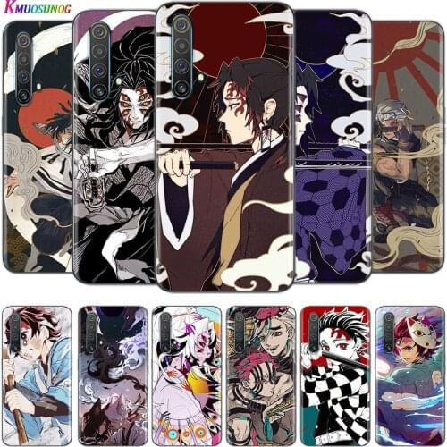 Transparent Cover Demon Slayer Animation For OPPO AX7 A1K A93 A92 A73 A72 A53S A52 A32 A31 A9 A11 A7 A5 2020 Phone Case