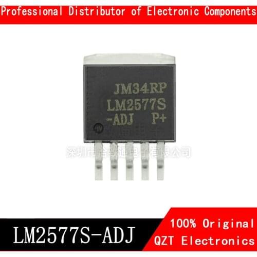 5pcs LM2577S-ADJ LM2577 2577 TO-263-6 Step Up Voltage Regulator New Original
