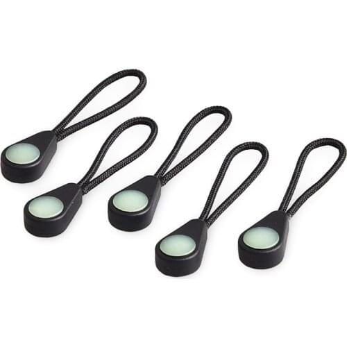 Luminous Zipper Puller Head Glow Anti-Lost Zipper Pull for Outdoor Camping Accessories, Backpacks,Jackets, Luggage, Purses