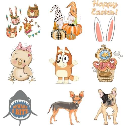 Iron-on Transfers for Clothing Patches Clorhing Stickers Stripe Dress Diy Anime Patch Vinyle Adhesive Flex Fusible Transfer A