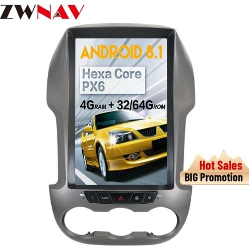 Tesla vertical IPS screen Car multimedia player for Ford Ranger Ford F250 2011+ Android gps navi radio audio stereo BT head unit