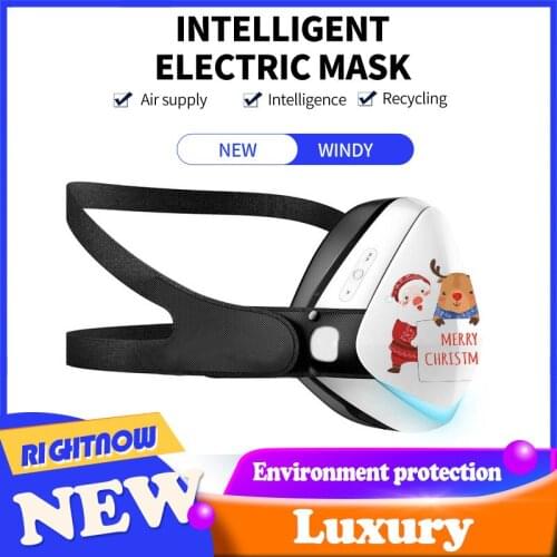 Smart Electric Face protection mask Air Cleaner Pollution Dust Air Purifier Creative Christmas gifts for relatives friends kids