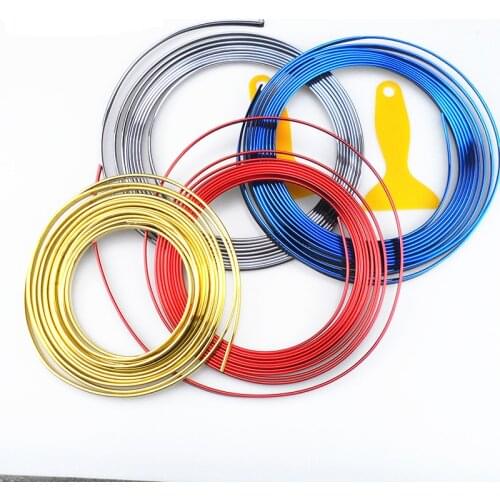 5m General DIY flexible Car interior molding trim strips FOR Ford Focus Fusion Escort Kuga Ecosport Fiesta Falcon Mondeo EDGE